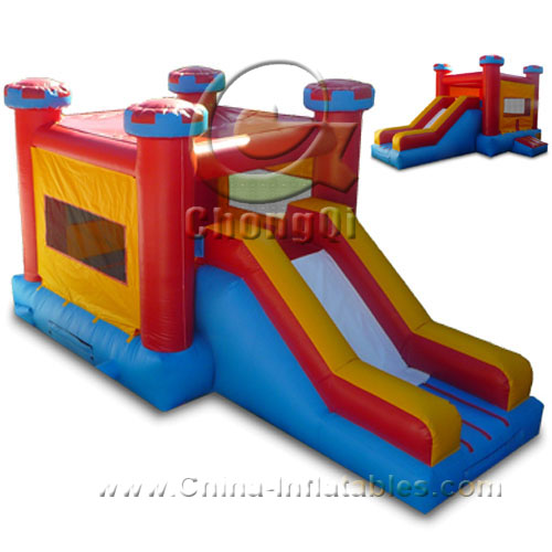 inflatable slide jumper combo